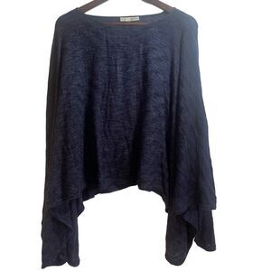 Sarah Spencer lightweight poncho classic herringbone